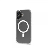 Celly iPhone 16 Plus Skal GELSKINMAG Transparent Vit