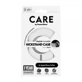 CARE by PanzerGlass iPhone 16 Plus Skal Kickstand MagSafe Silver