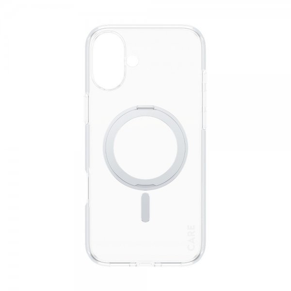 CARE by PanzerGlass iPhone 16 Plus Skal Kickstand MagSafe Silver