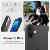 Spigen iPhone 16 Plus Skal Liquid Air Matte Black