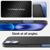 Spigen iPhone 16 Plus Skal Liquid Air Matte Black