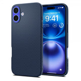 Spigen iPhone 16 Plus Skal Liquid Air Navy Blue