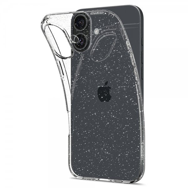 Spigen iPhone 16 Plus Skal Liquid Crystal Glitter Crystal Quartz