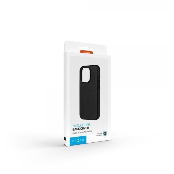 Fixed iPhone 16 Plus Skal MagLeather Svart