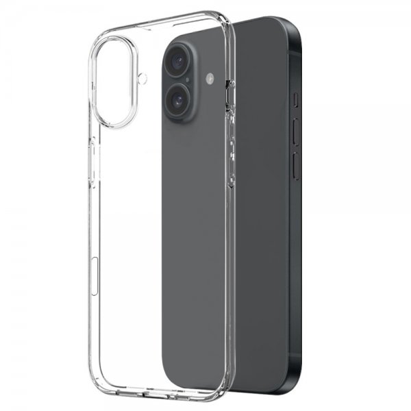 Northjo iPhone 16 Plus Skal med Skärmskydd och Kameraskydd 3-i-1
