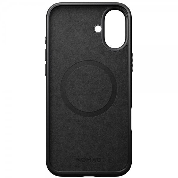 Nomad iPhone 16 Plus Skal Modern Leather Case Svart