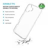 Fixed iPhone 16 Plus Skal ReStory Transparent