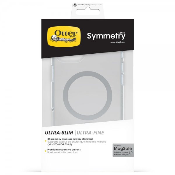 Otterbox iPhone 16 Plus Skal Symmetry Clear MagSafe Transparent
