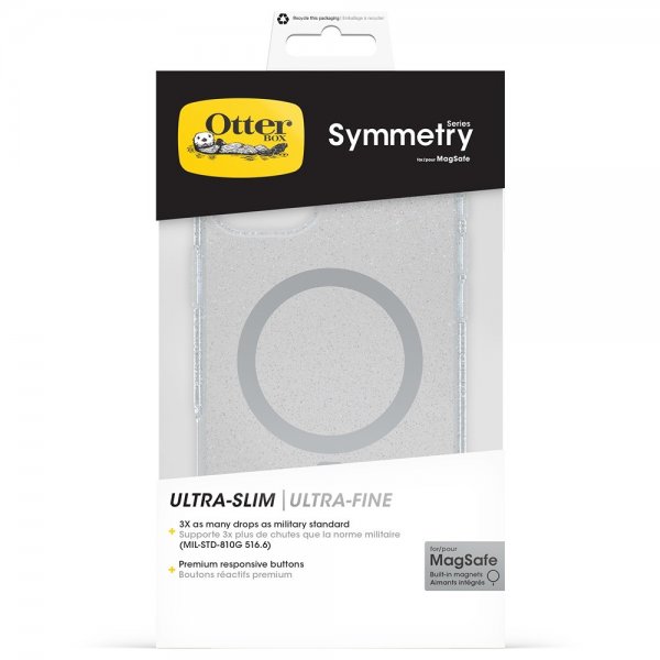 Otterbox iPhone 16 Plus Skal Symmetry Clear MagSafe Stardust