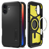 Spigen iPhone 16 Plus Skal Tough Armor MagFit Svart