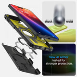 Spigen iPhone 16 Plus Skal Tough Armor MagFit Svart