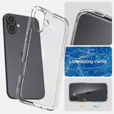 Spigen iPhone 16 Plus Skal Ultra Hybrid Crystal Clear