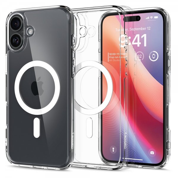 Spigen iPhone 16 Plus Skal Ultra Hybrid MagFit Vit