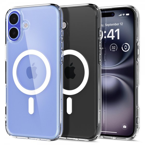 Spigen iPhone 16 Plus Skal Ultra Hybrid MagFit Vit