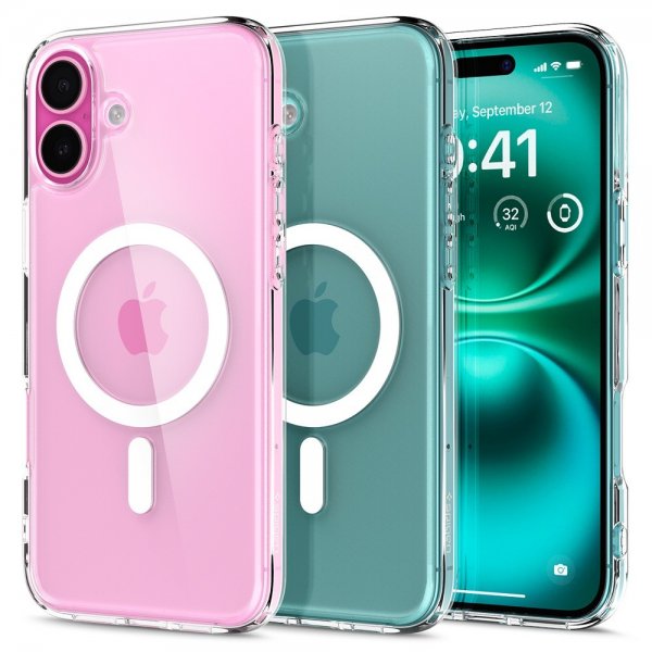 Spigen iPhone 16 Plus Skal Ultra Hybrid MagFit Vit