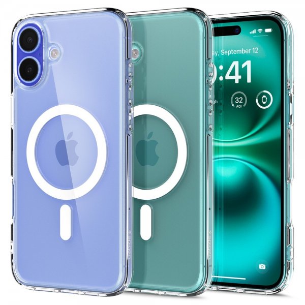Spigen iPhone 16 Plus Skal Ultra Hybrid MagFit Vit