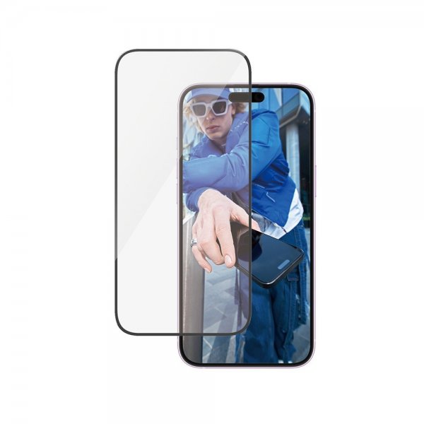 PanzerGlass iPhone 15 Plus/iPhone 16 Plus Skärmskydd Ultra-Wide Fit EasyAligner