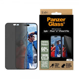 PanzerGlass iPhone 15 Plus/iPhone 16 Plus Skärmskydd Ultra-Wide Fit Privacy EasyAligner