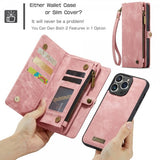 CaseMe iPhone 16 Pro Fodral 008 Series Löstagbart Skal Rosa