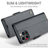 CaseMe iPhone 16 Pro Fodral 023 Series Svart