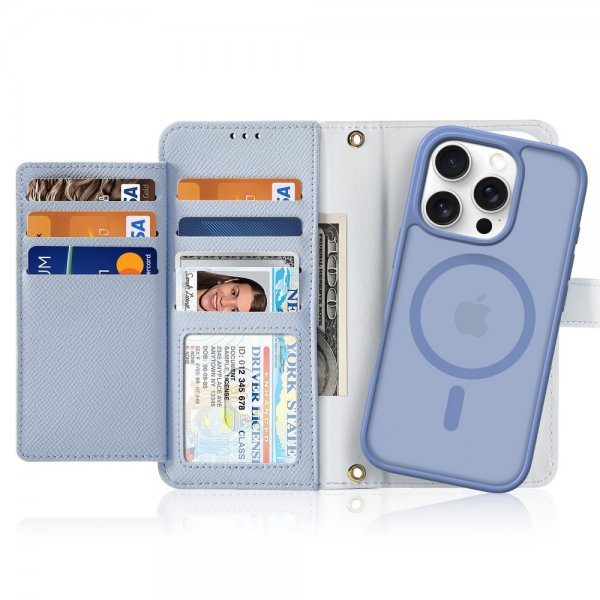 Dux Ducis iPhone 16 Pro Fodral 2-i-1 Lawa Series MagSafe Blå