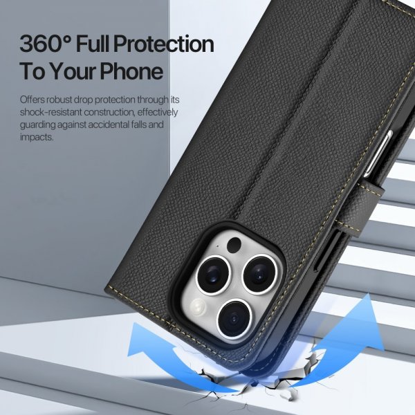 Dux Ducis iPhone 16 Pro Fodral 2-i-1 Lawa Series MagSafe Svart