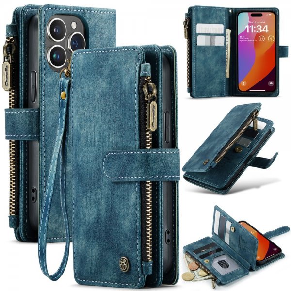 CaseMe iPhone 16 Pro Fodral C30 Series Blå