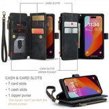 CaseMe iPhone 16 Pro Fodral C30 Series Svart