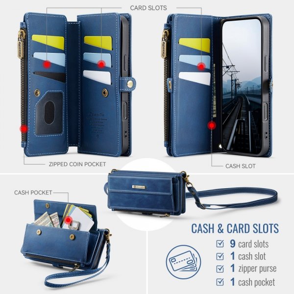 CaseMe iPhone 16 Pro Fodral C39 Series Blå