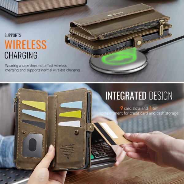 CaseMe iPhone 16 Pro Fodral C39 Series Brun