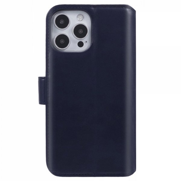 Nordic Covers iPhone 16 Pro Fodral Essential Leather Heron Blue