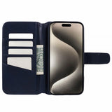 Nordic Covers iPhone 16 Pro Fodral Essential Leather Heron Blue
