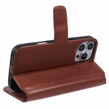 Nordic Covers iPhone 16 Pro Fodral Essential Leather Maple Brown