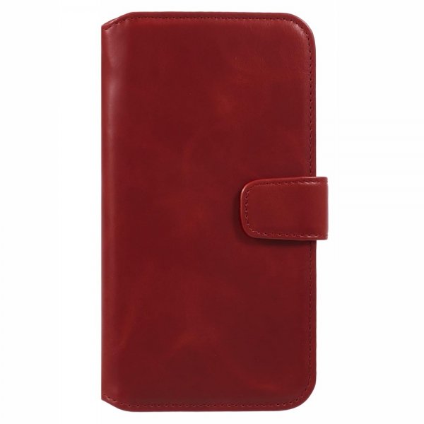 Nordic Covers iPhone 16 Pro Fodral Essential Leather Poppy Red