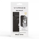 Vivanco iPhone 16 Pro Fodral Mag Wallet Svart