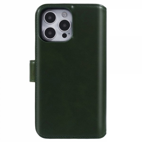 Nordic Covers iPhone 16 Pro Fodral MagLeather Juniper Green