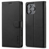 Lc.Imeeke iPhone 16 Pro Fodral med Kortfack Stativfunktion Svart