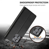 Lc.Imeeke iPhone 16 Pro Fodral med Kortfack Stativfunktion Svart