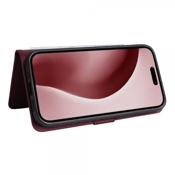 Betopnice iPhone 16 Pro Fodral med Löstagbart Skal 005 Röd