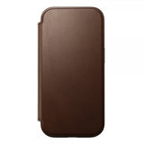 Nomad iPhone 16 Pro Fodral Modern Leather Folio Brun