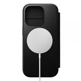 Nomad iPhone 16 Pro Fodral Modern Leather Folio Svart