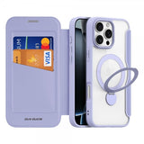 Dux Ducis iPhone 16 Pro Fodral Skin X Pro Series Kickstand MagSafe Lila