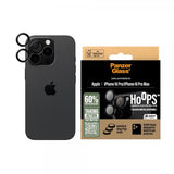 PanzerGlass iPhone 16 Pro/iPhone 16 Pro Max Kameraskydd Hoops Svart