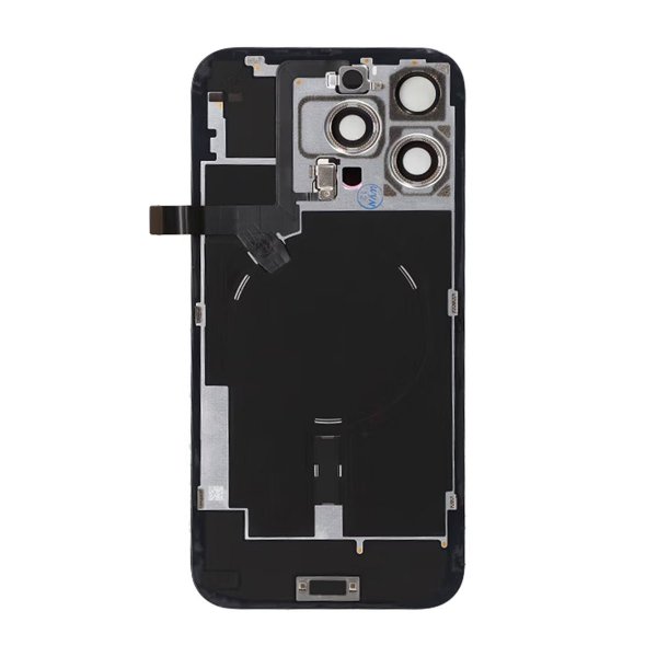 iPhone 16 Pro Max Baksida Glas - Svart