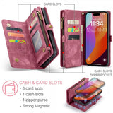 CaseMe iPhone 16 Pro Max Fodral 008 Series Löstagbart Skal Röd