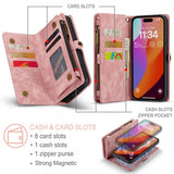 CaseMe iPhone 16 Pro Max Fodral 008 Series Löstagbart Skal Rosa