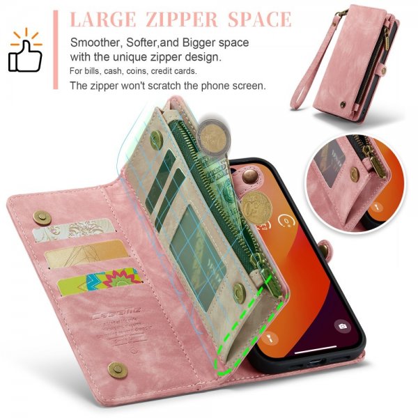 CaseMe iPhone 16 Pro Max Fodral 008 Series Löstagbart Skal Rosa