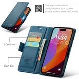 CaseMe iPhone 16 Pro Max Fodral 023 Series Blå