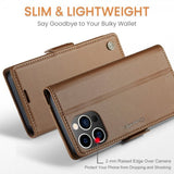 CaseMe iPhone 16 Pro Max Fodral 023 Series Brun