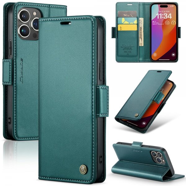 CaseMe iPhone 16 Pro Max Fodral 023 Series Grön